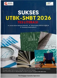 Image of Sukses UTBK,SNBT 2026/tes literasi